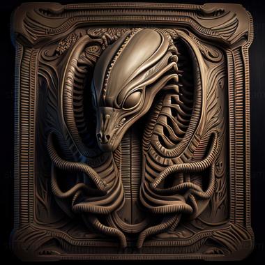 3D model st alien (STL)